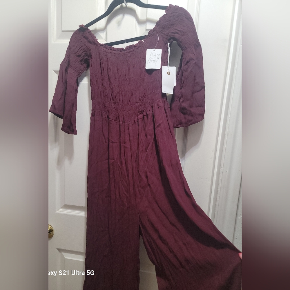 Coco & jaimeson off shoulder jumpsuit